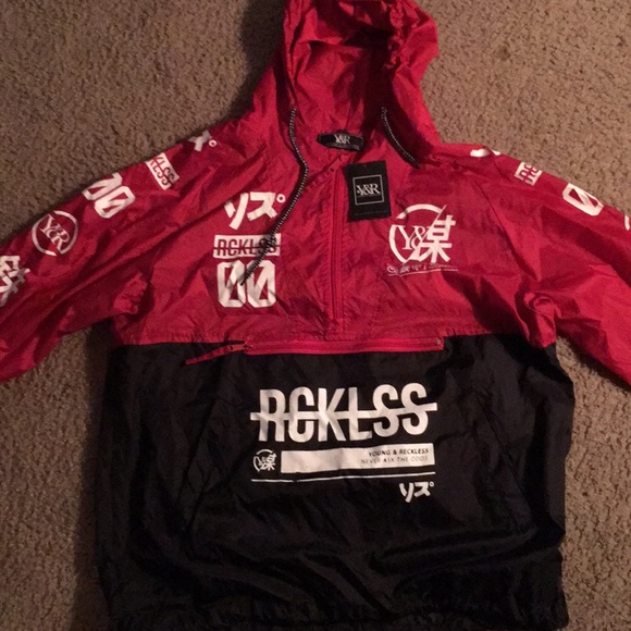 young and reckless windbreaker